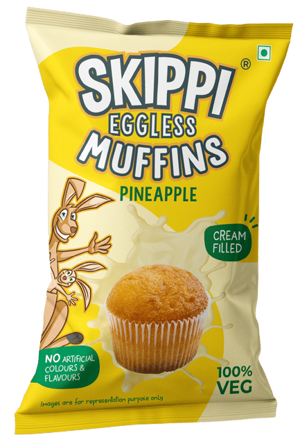 Pack of 15 muffins X Pineapple flavours 1 Mono carton